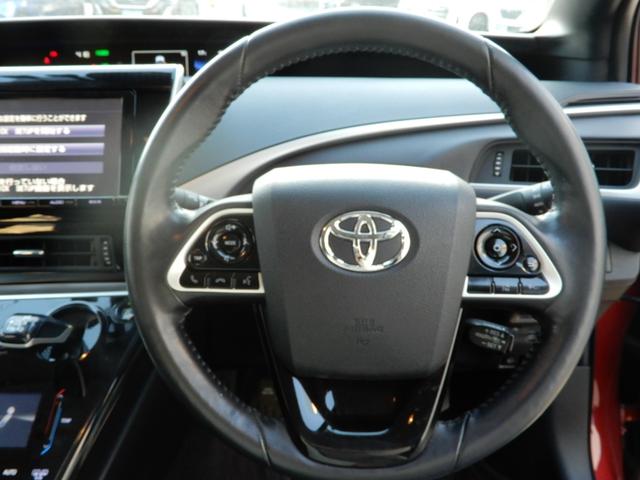 MIRAI ベースグレード ブラックレザー 改良型後期モデル 9インチナビ フルセグ ブルートゥース バックモニター セーフティーセンス オートハイビーム ブライドモニター ハンドルシートヒーター ETC プッシュスタート(19枚目)