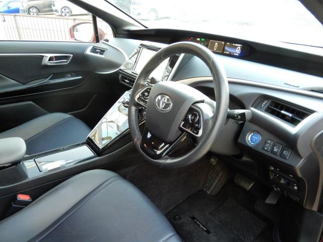 MIRAI ベースグレード ブラックレザー 改良型後期モデル 9インチナビ フルセグ ブルートゥース バックモニター セーフティーセンス オートハイビーム ブライドモニター ハンドルシートヒーター ETC プッシュスタート(33枚目)