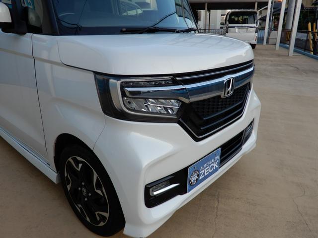 N-BOXカスタム G・Lターボホンダセンシング 両側パワースライド SDナビ フルセグ ブルートゥース バックモニター ハーフレザー シートヒーター LEDヘッド クルーズコントロール プッシュスタート スマートキー キーレスエントリー(9枚目)
