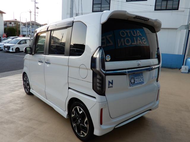 N-BOXカスタム G・Lターボホンダセンシング 両側パワースライド SDナビ フルセグ ブルートゥース バックモニター ハーフレザー シートヒーター LEDヘッド クルーズコントロール プッシュスタート スマートキー キーレスエントリー(15枚目)