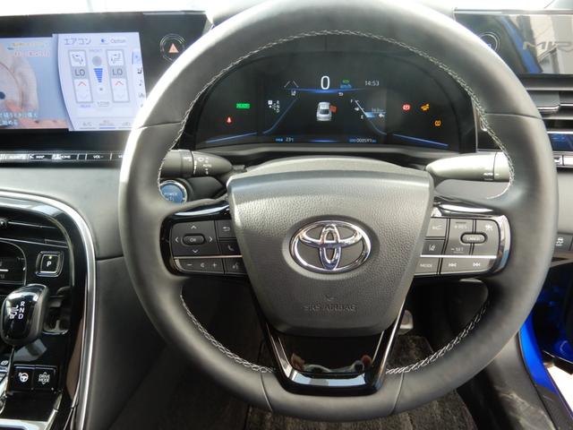 MIRAI G エグゼクティブパッケージ 純正ナビ アラウンドビューモニター フルセグ ブルートゥース 100V電源 セーフティーセンス ドライブレコーダー シートヒーター クーラー プッシュスタート スマートキー ETC 純正アルミホイール(25枚目)