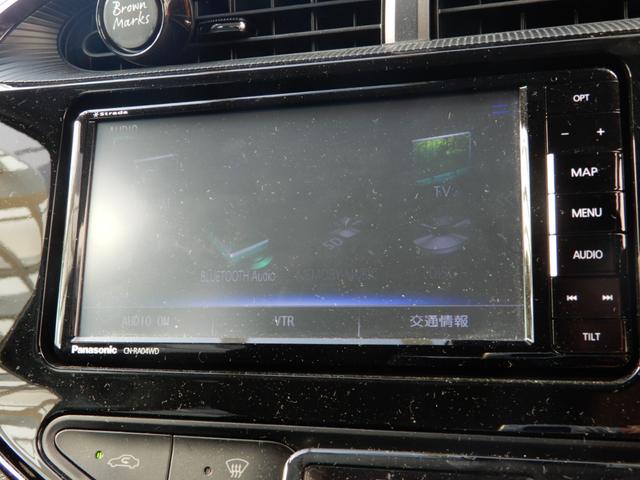 アクア Ｓスタイルブラック　ＳＤナビ　フルセグ　ブルートゥース　バックモニター　ＥＴＣ　ドライブレコーダー　セーフティセンス　プッシュスタート　スマートキー　キーレスエントリー　電動格納ミラー　オートライト（4枚目）