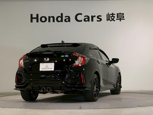 シビック ハッチバック AW 電動シート シートヒーター 追突軽減ブレーキ 盗難防止装置 横滑防止 禁煙車両 LEDライト フルセグTV スマートキー AAC ナビ・TV サイドカーテンエアバック ETC オートクルーズ(2枚目)