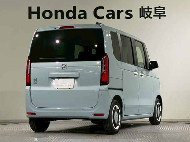 N-BOX ファッションスタイル 電動スライドドア シートヒーター 届け出済み未使用車 禁煙 ソナー 盗難防止装置 スマートキ LEDランプ 両側スライドドア バックモニター サイドカーテンエアバック クルコン パワーステアリング(2枚目)