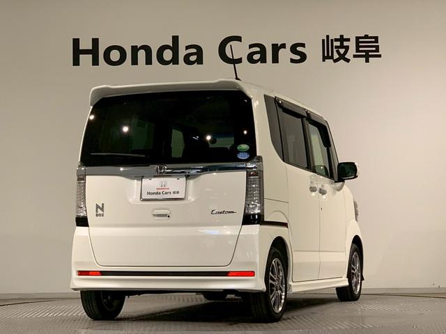 N-BOXカスタム G・Lパッケージ ドラレコ TV 両側電動スライドドア AW HID 左右パワースライド アイドリングストップ車 禁煙車両 スマキ- パワーウィンドウ 盗難防止システム オートエアコン パワステ DVD再生可 ワンセグ(2枚目)