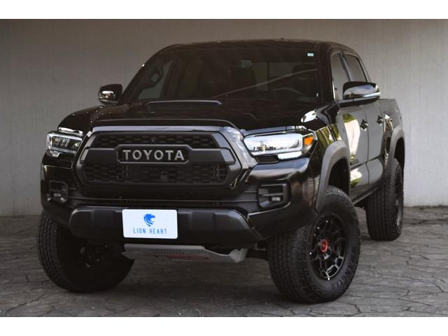 タコマ 　ダブルキャブ　ＴＲＤ　ＰＲＯ　２０２２年モデル　ＴＲＤＦＯＸサスペンション　ＴＲＤマフラー　専用レザーシート　サンルーフ　３６０度カメラ　ＪＢＬサウンド　純正鍛造１６インチＡＷ　カープレイ（7枚目）
