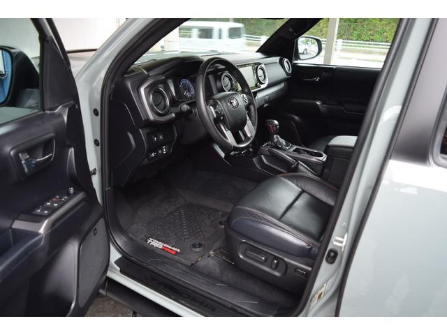 タコマ  ダブルキャブ TRD PRO 新車並行車 4WD ワンオーナー ルナロックカラー レザーシート サンルーフ サイドステップ リフトアップ FOX専用サス JBLサウンド ベッドステップ TRDマフラー(39枚目)