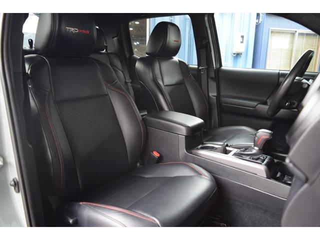 タコマ  ダブルキャブ TRD PRO 新車並行車 4WD ワンオーナー ルナロックカラー レザーシート サンルーフ サイドステップ リフトアップ FOX専用サス JBLサウンド ベッドステップ TRDマフラー(42枚目)