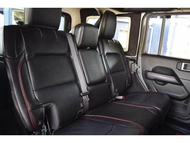 ジープ・ラングラーアンリミテッド ルビコン スチールバンパーグリルガード 電動サイドステップ リアUSバンパー レザーシート シートヒーター リアリクライニングKIT ジェプセン17インチAW ヘッドライナー ジェプセンマフラー(50枚目)