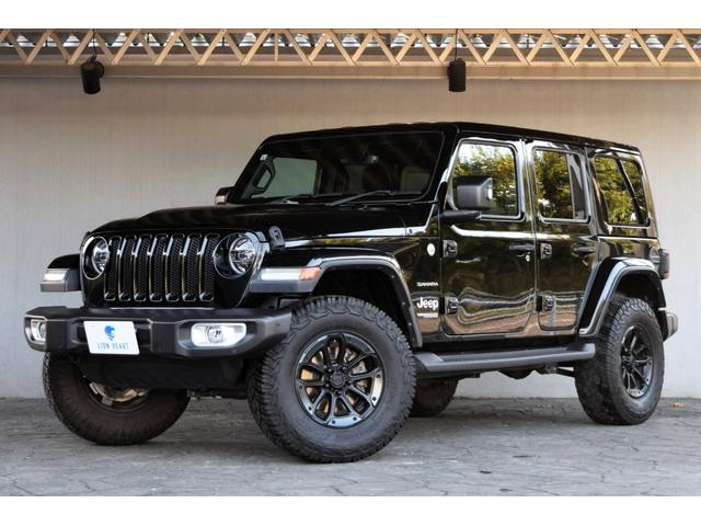 ジープ・ラングラーアンリミテッド サハラ 2.0Lターボモデル ワンオーナー レザーシート ジェプセン17インチAW ジオランダーXATタイヤ ジェプセン1インチリフトアップサス ジェプセンリアバンパー ヘッドライナー 地デジ(5枚目)