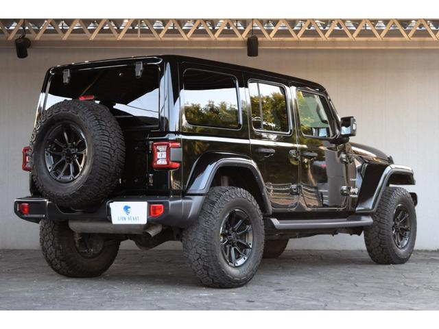 ジープ・ラングラーアンリミテッド サハラ 2.0Lターボモデル ワンオーナー レザーシート ジェプセン17インチAW ジオランダーXATタイヤ ジェプセン1インチリフトアップサス ジェプセンリアバンパー ヘッドライナー 地デジ(9枚目)
