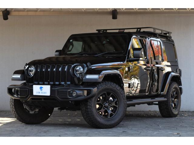 ジープ・ラングラーアンリミテッド サハラ　ブラックレザー　ジェプセン４本出しマフラー　スミティルーフラック　べストップサンライダー（ハードＴＯＰあり）　ルビコンホイール　ジオランダＸＡＴタイヤ　エルフォードフロントバンパー　ドラレコ（5枚目）