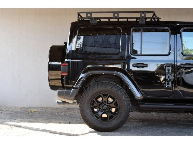 ジープ・ラングラーアンリミテッド サハラ　ブラックレザー　ジェプセン４本出しマフラー　スミティルーフラック　べストップサンライダー（ハードＴＯＰあり）　ルビコンホイール　ジオランダＸＡＴタイヤ　エルフォードフロントバンパー　ドラレコ（38枚目）