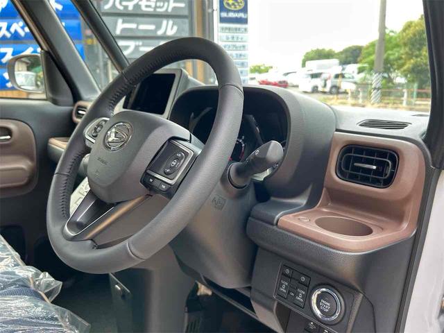 ムーヴキャンバス セオリーＧターボ　バックカメラ　両側電動スライドドア　クリアランスソナー　オートクルーズコントロール　衝突被害軽減システム　オートライト　ＬＥＤヘッドランプ　スマートキー　アイドリングストップ　電動格納ミラー（46枚目）