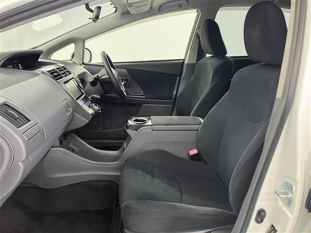 プリウスα S チューン ブラック PW LEDライト 地デジTV DVD再生機能 メモリナビ セキュリティー ETC付き 横滑り防止 スマートキープッシュスタート TVナビ キーレスエントリー サイドカーテンエアバック アルミホイール(16枚目)