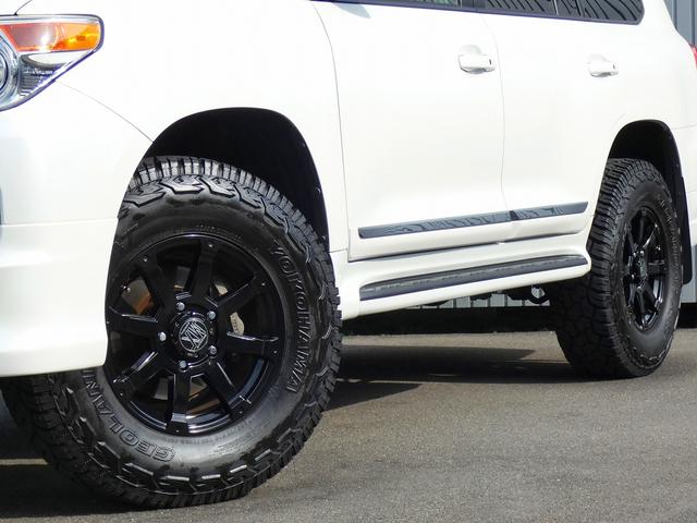 ランドクルーザー AX ローン2.4パーセント 120回 フロントスポイラー エアロサイドステップ リヤスポイラー MLJアルミホイール YOKOHAMAジオランダーX-AT リフトアップ(46枚目)