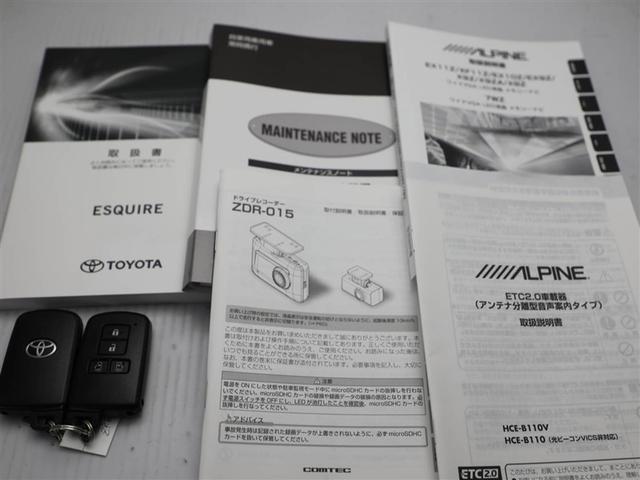 エスクァイア Ｇｉ　両側Ｐドア　１オナ　スマートキーＰスタート　リアカメラ　ＡＵＸ　アイドリングＳＴＯＰ　ＥＴＣ車載器　オートエアコン　イモビライザー　オートクルーズコントロール　キーレス　ナビＴＶ　ＡＢＳ　３列　アルミ（29枚目）