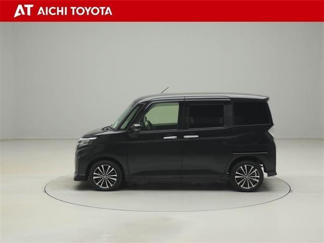 ルーミー カスタムＧ－Ｔ　助手席エアバック　両側オートスライドドア　スマートキープッシュスタート　ＴＶ　ＬＥＤライト　１オーナー　横滑り防止機能　クルコン　ＥＴＣ付　アルミホイール　キーレス　ＤＶＤ　ドラレコ　セキュリティ（3枚目）