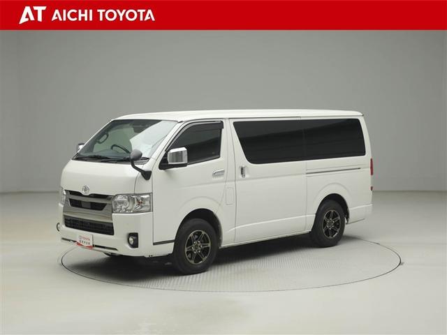 ハイエースバン スーパーGL ダークプライム 両側電動ドア 衝突軽減 DVD再生 ミュージックプレイヤー接続可 キーレス 4WD ETC 横滑り防止機能 メモリーナビ ドラレコ LEDヘッドランプ Wエアバック アルミホイール エアコン TVナビ(2枚目)