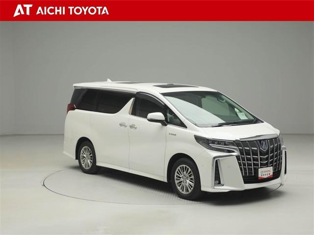 アルファードハイブリッド ＳＲ　Ｃパッケージ　サンル－フ　ワンオナ　バックモニター　オートエアコン　ＬＥＤ　横滑り防止機能　ＡＢＳ　イモビ　ＡＣ１００Ｖ電源　アルミ　ドライブレコーダー　ナビ＆ＴＶ　４ＷＤ　ミュージックプレイヤー接続可　３列シート（8枚目）