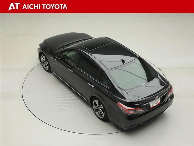 クラウンハイブリッド ＲＳアドバンス　地デジ　衝突被害軽減装置　ワンオーナ　黒革シート　ＬＥＤヘットライト　後カメラ　クルコン　ＡＣ　Ｐシート　エアバッグ　ナビＴＶ　セキュリティーアラーム　１００Ｖ充電　キーフリー　スマートキ　メモリナビ（12枚目）
