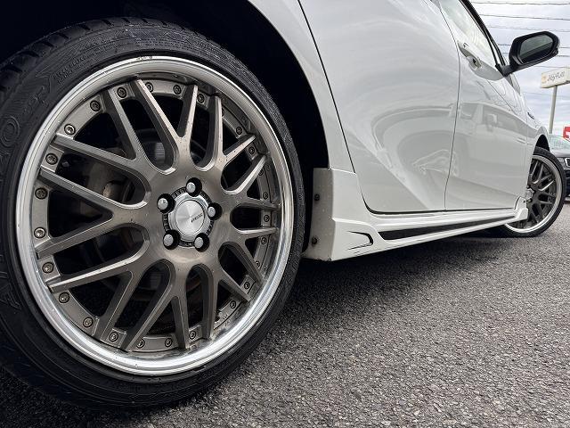 プリウス S ROWENフルエアロ ROWEN4本出しマフラー WORK18インチアルミ トヨタセーフティセンス レーダークルーズコントロール 社外ナビTV バックカメラ LEDヘッド オートマチックハイビーム(19枚目)