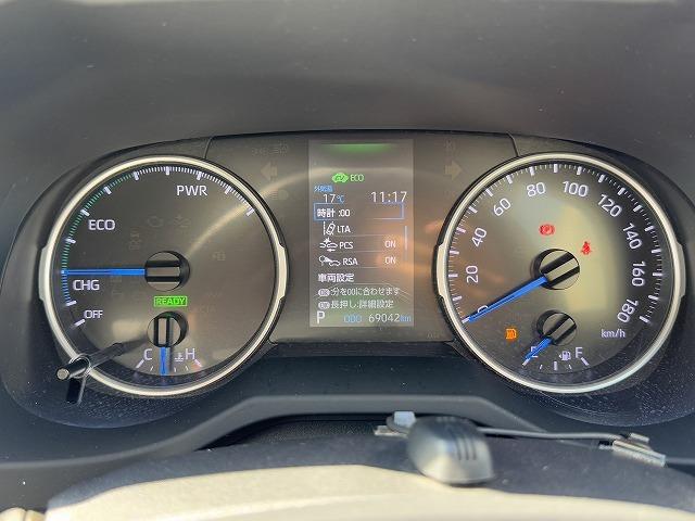 ＲＡＶ４ ハイブリッドＸ　１オーナー　レーダークルーズコントロール　純正ナビＴＶ　バックカメラ　ステアリングスイッチ　ＬＥＤヘッド　オートマチックハイビーム　電動パーキング　純正１７インチアルミ　スマートキー　オートライト（40枚目）