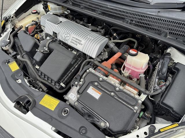 プリウス S 純正8型SDナビTV バックカメラ Bluetooth接続 HIDヘッド 社外フロント・リアバンパー スマートキー プッシュスタート ステアリングスイッチ ビルドインETC 純正15インチアルミ(20枚目)