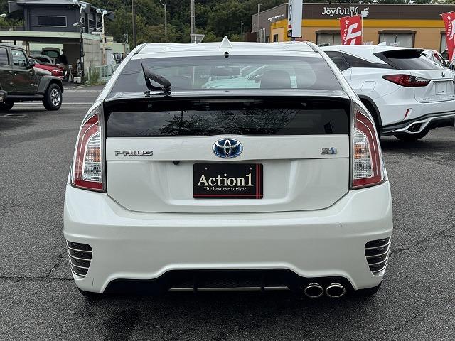 プリウス S 純正8型SDナビTV バックカメラ Bluetooth接続 HIDヘッド 社外フロント・リアバンパー スマートキー プッシュスタート ステアリングスイッチ ビルドインETC 純正15インチアルミ(25枚目)