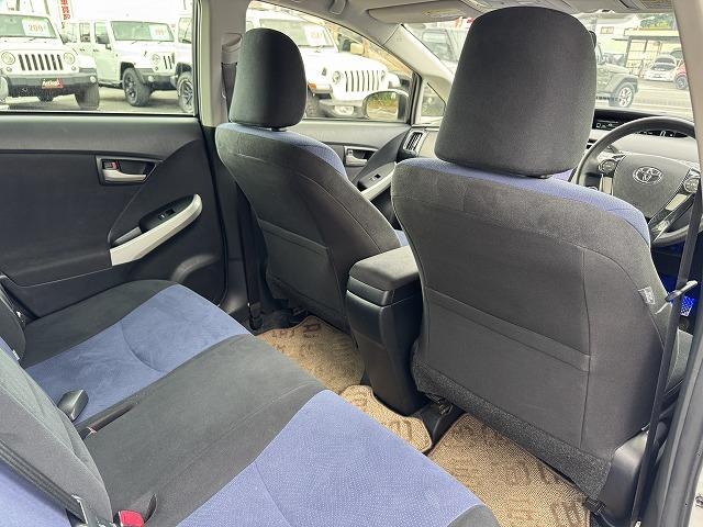 プリウス S 純正8型SDナビTV バックカメラ Bluetooth接続 HIDヘッド 社外フロント・リアバンパー スマートキー プッシュスタート ステアリングスイッチ ビルドインETC 純正15インチアルミ(38枚目)