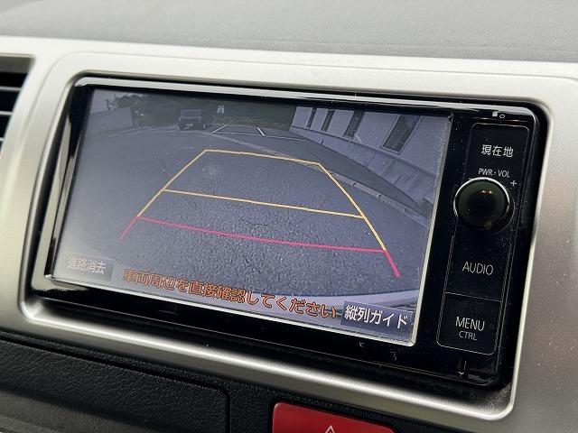 ハイエースバン ロングスーパーGL 両側電動スライドドア フリップダウンモニター 純正ナビTV バックカメラ 社外15インチアルミ LEDヘッド ステアリングスイッチ オートエアコン キーレスエントリー Bluetooth接続 ETC(5枚目)