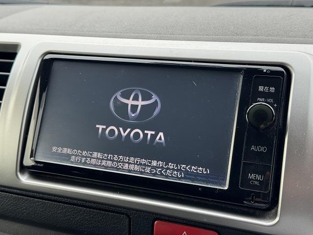 ハイエースバン ロングスーパーGL 両側電動スライドドア フリップダウンモニター 純正ナビTV バックカメラ 社外15インチアルミ LEDヘッド ステアリングスイッチ オートエアコン キーレスエントリー Bluetooth接続 ETC(8枚目)