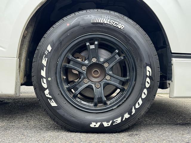 ハイエースバン ロングスーパーGL トヨタセーフティセンス モデリスタエアロ 社外ナビTV フリップダウンモニター バックカメラ 両側スライドドア 100V電源 LEDヘッド オートマチックハイビーム スマートキー 社外15インチアルミ(29枚目)