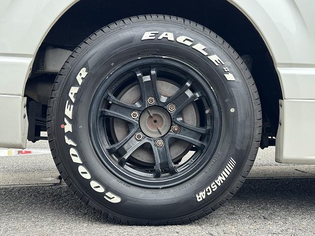 ハイエースバン ロングスーパーGL トヨタセーフティセンス モデリスタエアロ 社外ナビTV フリップダウンモニター バックカメラ 両側スライドドア 100V電源 LEDヘッド オートマチックハイビーム スマートキー 社外15インチアルミ(30枚目)