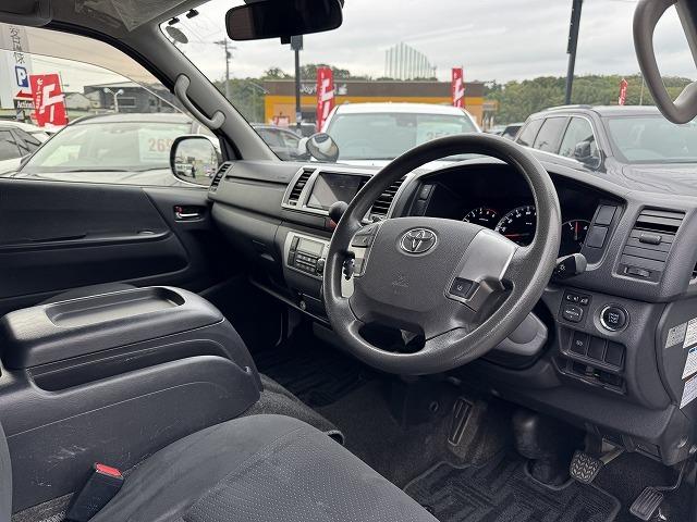 ハイエースバン ロングスーパーGL トヨタセーフティセンス モデリスタエアロ 社外ナビTV フリップダウンモニター バックカメラ 両側スライドドア 100V電源 LEDヘッド オートマチックハイビーム スマートキー 社外15インチアルミ(42枚目)