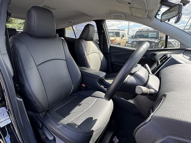 プリウス S 社外フルエアロ 純正ナビTV バックカメラ LEDヘッド スマートキー ステアリングスイッチ シートカバー 前後ドライブレコーダー 純正15インチアルミ オートライト Bluetooth接続 ETC(6枚目)