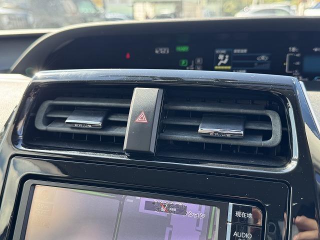 プリウス S 社外フルエアロ 純正ナビTV バックカメラ LEDヘッド スマートキー ステアリングスイッチ シートカバー 前後ドライブレコーダー 純正15インチアルミ オートライト Bluetooth接続 ETC(51枚目)