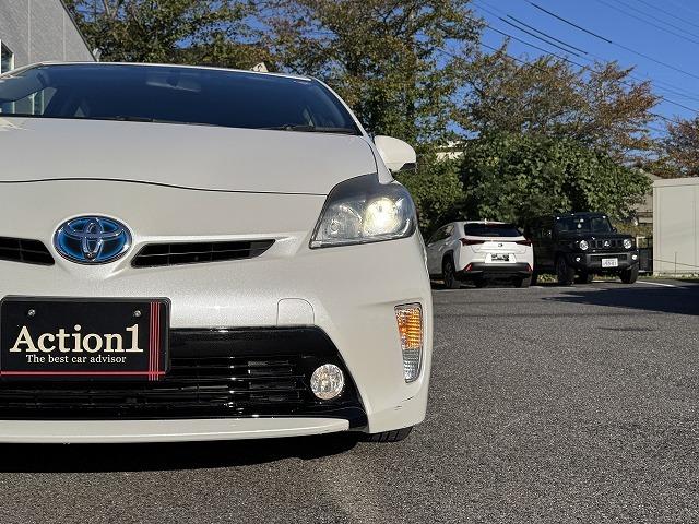 プリウス Ｓ　純正ナビＴＶ　バックカメラ　ステアリングスイッチ　スマートキー　プッシュスタート　ＨＩＤヘッドライト　オートライト　フォグランプ　純正１５インチアルミ　ＣＤ／ＤＶＤ再生　Ｂｌｕｅｔｏｏｔｈ接続　ＥＴＣ（59枚目）