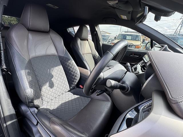 C-HR G LEDエディション TRDフルエアロ 4本出しマフラー 純正9型SDナビTV トヨタセーフティセンス レーダークルーズコントロール クリアランスソナー LEDヘッド 電動パーキング シートヒーター ハーフレザーシート(6枚目)