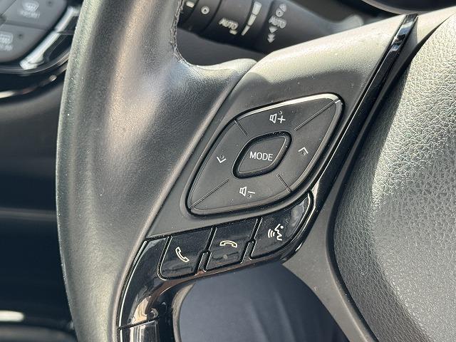 C-HR G LEDエディション TRDフルエアロ 4本出しマフラー 純正9型SDナビTV トヨタセーフティセンス レーダークルーズコントロール クリアランスソナー LEDヘッド 電動パーキング シートヒーター ハーフレザーシート(14枚目)