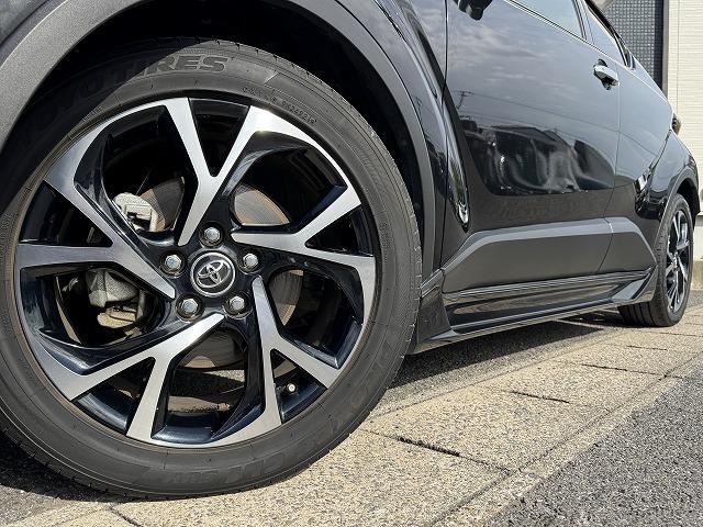 C-HR G LEDエディション TRDフルエアロ 4本出しマフラー 純正9型SDナビTV トヨタセーフティセンス レーダークルーズコントロール クリアランスソナー LEDヘッド 電動パーキング シートヒーター ハーフレザーシート(28枚目)