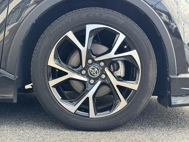 C-HR G LEDエディション TRDフルエアロ 4本出しマフラー 純正9型SDナビTV トヨタセーフティセンス レーダークルーズコントロール クリアランスソナー LEDヘッド 電動パーキング シートヒーター ハーフレザーシート(32枚目)