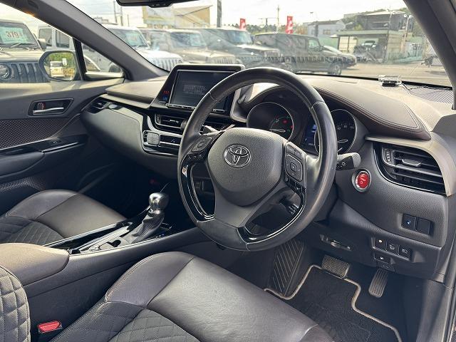 C-HR G LEDエディション TRDフルエアロ 4本出しマフラー 純正9型SDナビTV トヨタセーフティセンス レーダークルーズコントロール クリアランスソナー LEDヘッド 電動パーキング シートヒーター ハーフレザーシート(44枚目)