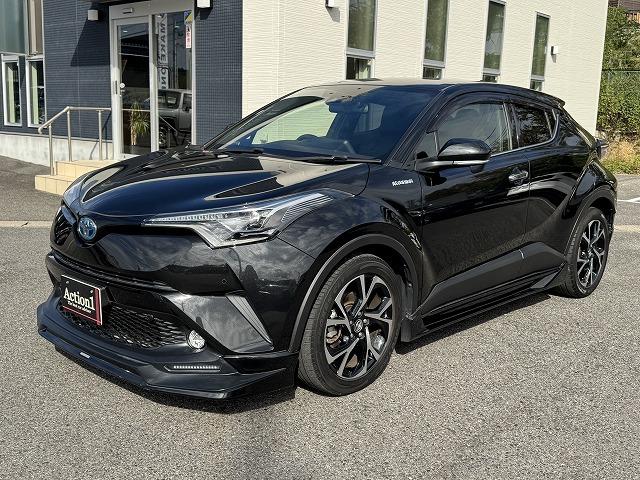 C-HR G LEDエディション TRDフルエアロ 4本出しマフラー 純正9型SDナビTV トヨタセーフティセンス レーダークルーズコントロール クリアランスソナー LEDヘッド 電動パーキング シートヒーター ハーフレザーシート(68枚目)