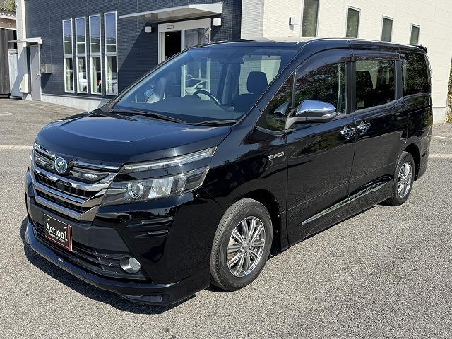 ヴォクシー ハイブリッドV モデリスタエアロ 両側電動スライドドア クルーズコントロール シートヒーター 純正9型ナビTV バックカメラ LEDヘッド 社外15インチアルミ 置くだけ充電 ステアリングスイッチ Bluetooth(73枚目)