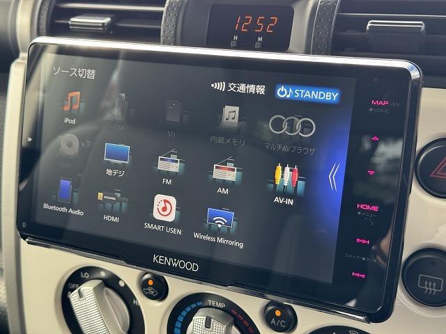 FJクルーザー オフロードパッケージ 社外9型フローティングナビTV クロールコントロール クルーズコントロール 社外17インチアルミ BFGoodrich LEDヘッド サイドステップ Bluetooth クリアランスソナー Bカメラ(46枚目)