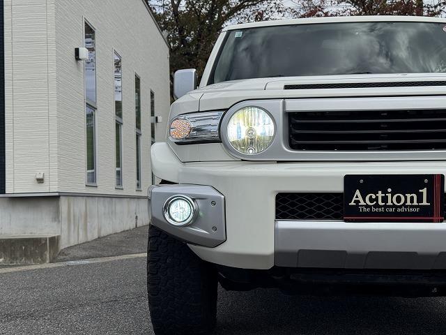 FJクルーザー オフロードパッケージ 社外9型フローティングナビTV クロールコントロール クルーズコントロール 社外17インチアルミ BFGoodrich LEDヘッド サイドステップ Bluetooth クリアランスソナー Bカメラ(58枚目)