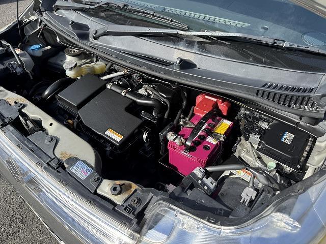 ワゴンＲスティングレー Ｘ　社外ナビＴＶ　アイドリングストップ　スマートキー　プッシュスタート　ＨＩＤヘッドライト　オートライト　ＥＴＣ　社外１４インチアルミホイール　オートエアコン　ＵＶカットフィルム　プライバシーガラス（20枚目）