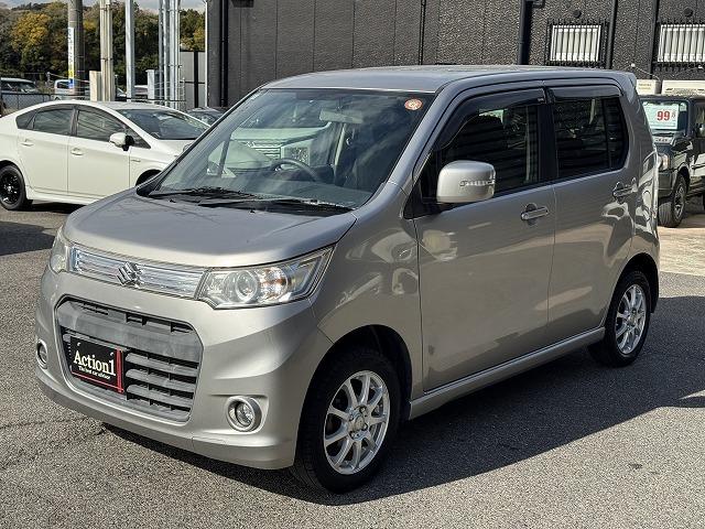 ワゴンＲスティングレー Ｘ　社外ナビＴＶ　アイドリングストップ　スマートキー　プッシュスタート　ＨＩＤヘッドライト　オートライト　ＥＴＣ　社外１４インチアルミホイール　オートエアコン　ＵＶカットフィルム　プライバシーガラス（54枚目）