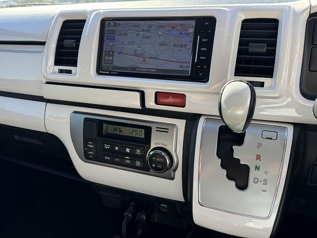 ハイエースバン ロングスーパーＧＬ　純正ナビＴＶ　社外リアテール　フリップダウンモニター　デジタルインナーミラー　バックカメラ　ＬＥＤヘッド　ステアリングスイッチ　Ｂｌｕｅｔｏｏｔｈ接続　ＣＤ／ＤＶＤ再生　ミュージックサーバー　ＥＴＣ（57枚目）